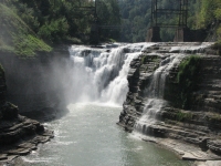 waterfall at Letchworth